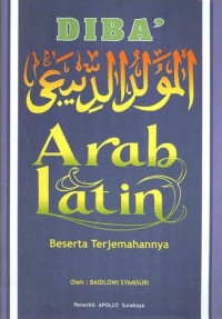 Image of DIBA' Arab Latin Beserta Terjemahannya