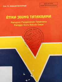 Image of Etika jeung Tatakrama