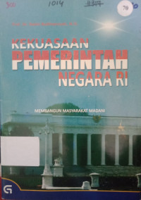 Image of KEKUASAAN PEMERINTAH NEGARA RI