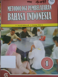 Image of METODOLOGI PEMBELAJARAN BAHASA INDONESIA 1