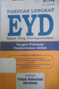 Image of PANDUAN LENGKAP EYD Ejaan Yang Disempurnakan (Sampul Oren)