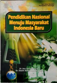 Image of Pendidikan Nasional Menuju Masyarakat Indonesia Baru